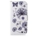 Drawing Printed Simple And Elegant Dandelion PU Leather Flip Wallet Case for Samsung Galaxy S6 Edge