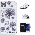 Drawing Printed Simple And Elegant Dandelion PU Leather Flip Wallet Case for Samsung Galaxy S7 Edge G935