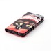 Drawing Printed Smile Cat PU Leather Flip Wallet Case for Samsung Galaxy S5 - SM-G900