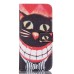 Drawing Printed Smile Cat PU Leather Flip Wallet Case for Samsung Galaxy S7 Edge G935