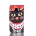 Drawing Printed Smile Cat PU Leather Flip Wallet Case for Samsung Galaxy S7 G930