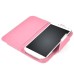 Dual Color Magnetic Wallet Flip Leather Case with Card Slot and Strap for Samsung Galaxy S4 - Pink