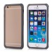 Dual Color TPU and PC Bumper Case Cover for iPhone 6 4.7 inch - Gray and Black