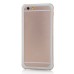 Dual Color TPU and PC Bumper Case Cover for iPhone 6 4.7 inch - Gray and Gold