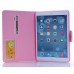 Dual Tone Magnetic Folio Leather Flip Stand Folding Case Cover With Wake / Sleep And Card Slot Holder For iPad Air (iPad 5)