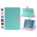 Dual Tone Magnetic Folio Leather Flip Stand Folding Case Cover With Wake / Sleep And Card Slot Holder For iPad Air (iPad 5)