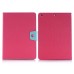 Dual Tone Magnetic Folio Leather Flip Stand Folding Case Cover With Wake / Sleep And Card Slot Holder For iPad Air (iPad 5)