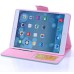 Dual Tone Magnetic Folio Leather Flip Stand Folding Case Cover With Wake / Sleep And Card Slot Holder For iPad Air (iPad 5)