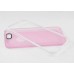 Dual Tone Matte Frosted Transparent TPU Gel Rubber Snap-On Case Cover With White Plastic Frame For iPhone 5C