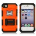 Dual Tone Shock Absorption PC And Silicone Hybrid Hard Stand Defender Case Cover With Kickstand And Beer Bottle Opener For iPhone 4S iPhone 4