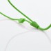 Earphone With Microphone And Volume Control Button For iPhone Samsung - Green