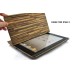 Eco-friendly Wood Design Case Cover For iPad 2 / 3 / 4 - Brown