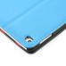 Elegant 360 Degree Swivel Rotation Folio Leather Flip Stand Case Cover With Sleep Wake Function For iPad Air 2 (iPad 6)- Blue