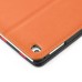 Elegant 360 Degree Swivel Rotation Folio Leather Flip Stand Case Cover With Sleep Wake Function For iPad Air 2 (iPad 6)- Orange