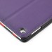 Elegant 360 Degree Swivel Rotation Folio Leather Flip Stand Case Cover With Sleep Wake Function For iPad Air 2 (iPad 6)- Purple