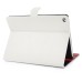 Elegant 360 Degree Swivel Rotation Folio Leather Flip Stand Case Cover With Sleep Wake Function For iPad Air 2 (iPad 6)- White