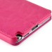 Elegant Fine Horse Skin Grain Magnetic Flip Leather Case With Card Slot For Samsung Galaxy Note 3 - Magenta