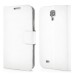 Elegant Fine Horse Skin Grain Magnetic Flip Leather Case With Card Slot For Samsung Galaxy S4 - White