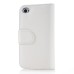 Elegant Flip Leather Case with Card Slot for iPhone 4/4s - White