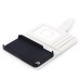 Elegant Flip Leather Case with Card Slot for iPhone 4/4s - White