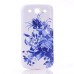 Elegant Flower Pattern Back Cover For Samsung Galaxy S3 i9300