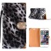 Elegant Fox Skin Bling Diamond Electroplated Metal Magnetic Wallet Leather Case with a Strap for iPhone 6 4.7 inch - Black