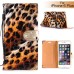 Elegant Fox Skin Bling Diamond Electroplated Metal Magnetic Wallet Leather Case with a Strap for iPhone 6 Plus - Brown