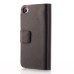 Elegant Genuine Leather Stand Folio Case With Card Slots For iPhone 4 iPhone 4s - Black<