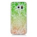 Elegant Green Branch Flower  Soft TPU Case Back Cover For Samsung Galaxy S6 Edge