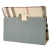 Elegant Grid Diary Style Folio Holder Leather Case For iPad 2 / 3 / 4