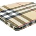 Elegant Grid Diary Style Folio Holder Leather Case For iPad 2 / 3 / 4