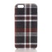 Elegant Grid Grain Cloth Hard Back Case Cover for iPhone 6/6s