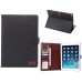 Elegant Horse Skin Sleep / Wake Function Magnetic Stand Flip Leather Case with Card Slot for iPad Air 2 ( iPad 6 ) - Black