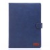 Elegant Horse Skin Sleep / Wake Function Magnetic Stand Flip Leather Case with Card Slot for iPad Air 2 ( iPad 6 ) - Dark Blue