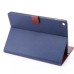 Elegant Horse Skin Sleep / Wake Function Magnetic Stand Flip Leather Case with Card Slot for iPad Air 2 ( iPad 6 ) - Dark Blue