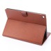 Elegant Horse Skin Sleep / Wake Function Magnetic Stand Flip Leather Case with Card Slot for iPad Air 2 ( iPad 6 ) - Dark Brown