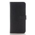 Elegant Lichi Grain  Flip  PU Leather Case Stand Cover with Card Slot for iPhone 7 - Black