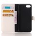 Elegant Lichi Grain  Flip  PU Leather Case Stand Cover with Card Slot for iPhone 7 - White