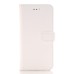 Elegant Lichi Grain  Flip  PU Leather Case Stand Cover with Card Slot for iPhone 7 - White