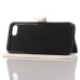 Elegant Lichi Grain  Flip  PU Leather Case Stand Cover with Card Slot for iPhone 7 - White