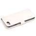 Elegant Lichi Grain  Flip  PU Leather Case Stand Cover with Card Slot for iPhone 7 - White