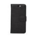 Elegant Litchi Grain Magnetic Stand Flip Leather Case for iPhone 7 - Black