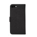 Elegant Litchi Grain Magnetic Stand Flip Leather Case for iPhone 7 - Black