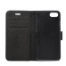 Elegant Litchi Grain Magnetic Stand Flip Leather Case for iPhone 7 - Black