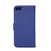 Elegant Litchi Grain Magnetic Stand Flip Leather Case for iPhone 7 - Blue