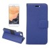 Elegant Litchi Grain Magnetic Stand Flip Leather Case for iPhone 7 - Blue