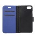 Elegant Litchi Grain Magnetic Stand Flip Leather Case for iPhone 7 - Blue