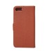 Elegant Litchi Grain Magnetic Stand Flip Leather Case for iPhone 7 - Brown