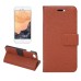 Elegant Litchi Grain Magnetic Stand Flip Leather Case for iPhone 7 - Brown