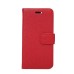 Elegant Litchi Grain Magnetic Stand Flip Leather Case for iPhone 7 - Red